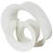 19.75" White Abstract Wavy Shaped Decorative Sculpture with Cutouts & Speckled Texturing